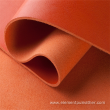 Artificial suede backing PU faux leather material